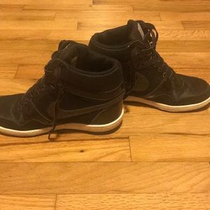 Size 8.5 Nike Air Force high tops